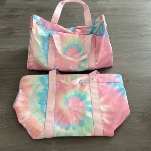 Stoney clover lane X target tie dye duffel and tote bag